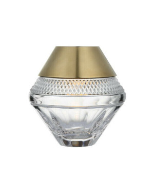 Visual Comfort Copper Coast 5" bordslampa uppladdningsbar mässing