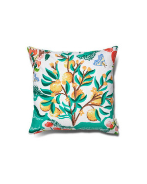 Classic Collection Botanical Orange kuddfodral vit