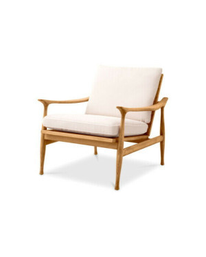 Eichholtz Manzo fåtölj natural teak