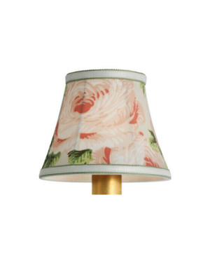 Visual Comfort Schumacher 5" lampskärm blush salisbury chintz bell empire