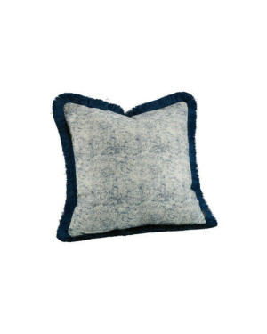 Artwood Easton kuddfodral fransar indigo