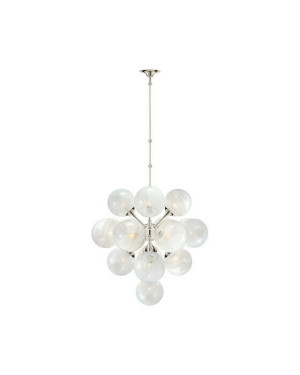 Visual Comfort Cristol takkrona nickel