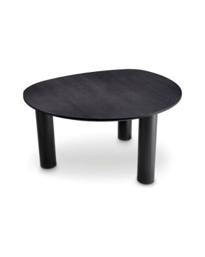 Eichholtz Lombardo matbord black veneer