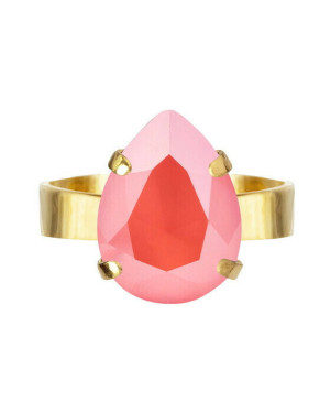 Caroline Svedbom Mini Drop ring light coral