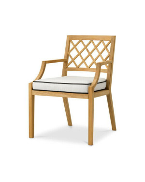 Eichholtz Paladium karmstol natural teak