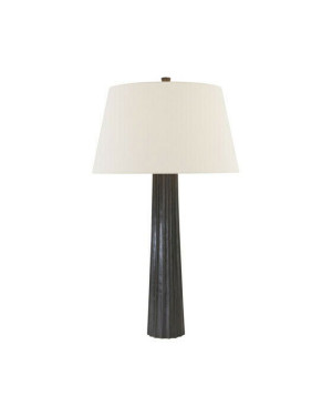 Visual Comfort Fluted Spire bordslampa svart