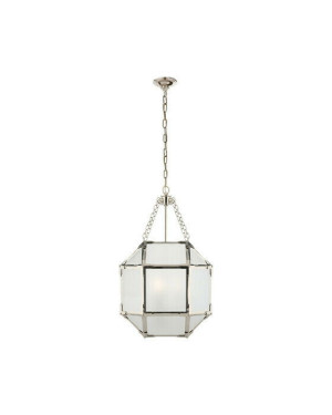 Visual Comfort Morris taklampa nickel/frostat glas S