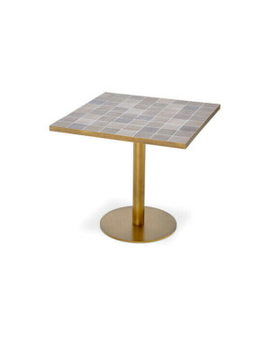 Eichholtz Colton matbord antik mässing