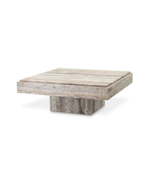 Eichholtz Sartoria soffbord silver travertin