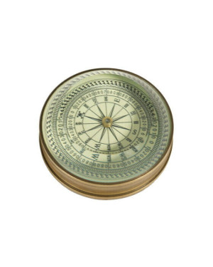 Authentic Models 3" Facet kompass mässing