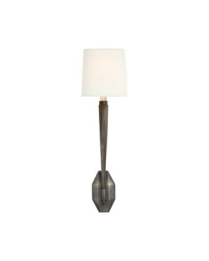 Visual Comfort Ruhlmann vägglampa brons/linne