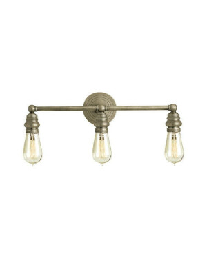 Visual Comfort Boston vägglampa trippel antik nickel