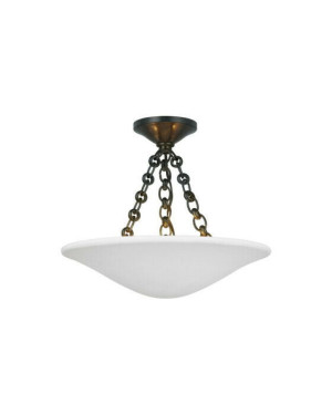 Visual Comfort Mollino 16" plafond brons