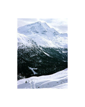 Slim Aarons Ski Slope In St. Moritz