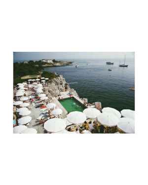 Slim Aarons Pool By The Sea