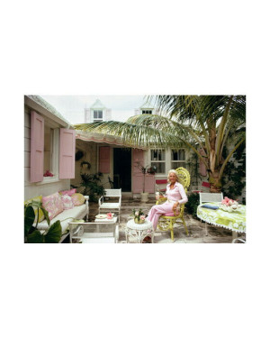 Slim Aarons Caribbean Patio