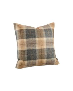 Artwood Alistair plaid kuddfodral brun
