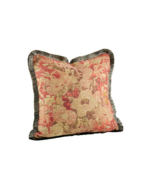 Artwood Rosewood kuddfodral fransar flower rouge