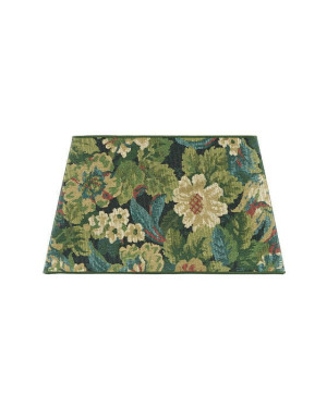 Artwood Rectangular lampskärm ebonleaf flower