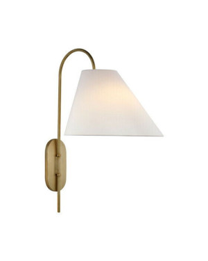 Visual Comfort Kinsley vägglampa justerbar mässing