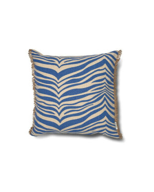 Classic Collection Zebra kudde blå