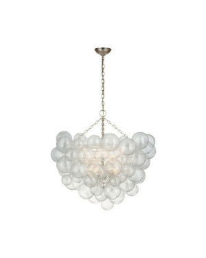 Visual Comfort Talia Grande takkrona silver