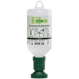 PLUM Wound and Eyewash 0,9% Sodium Chloride 500ml