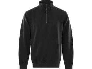 FRISTADS Sweatshirt halfzip 1737 sv S
