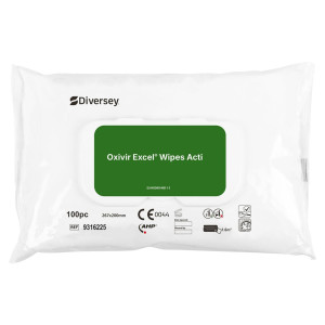 OXIVIR Ytdesinfektionsduk Excel Wipe Acti 100/fp