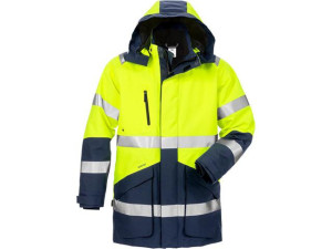 NO BRAND Vinterparkas Varsel klass 3 4989 Gul/Marin L