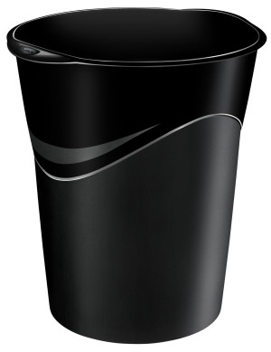 LYRECO WASTE BIN 14L BLK