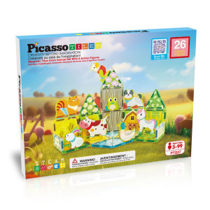 PICASSOTILES Picasso magnetset bondgårdsdjur 26 delar