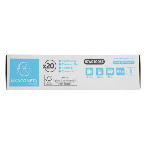 EXACOMPTA Thermorulle bisf.fri 57x40x12mm 17m