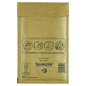 SEALED AIR Bubbelpåse 120x210mm B/00 brun 200/fp