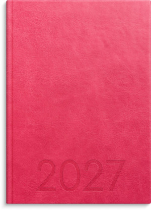 BURDE Kalender Weekly A5 2027 konstl inb rosa
