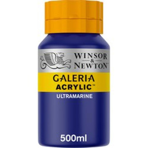 WINSOR & NEWTON Akrylfärg Galeria 500ml blå