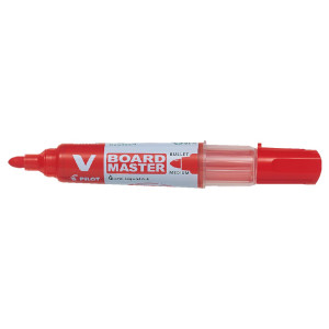 PILOT BEGREEN Whiteboardpenna V-Board Master, rund spets på 6,0 mm, röd
