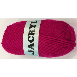 NO BRAND Akrylgarn 50 g, cerise