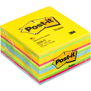 POST-IT Notes kub 76x76 450bl u.colours