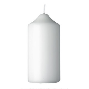 DUNI Blockljus, 35 timmar, 130 x 60 mm, vit