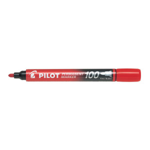 PILOT Märkpenna rund SCA 100 1mm röd