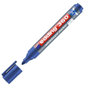 EDDING Whiteboardpenna 360 rund 1,5–3mm blå