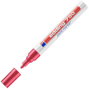 EDDING Märkpenna 750 Paint Marker rund 2-4mm röd