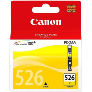 Canon Bläckpatron, PIXMA CLI-526, 4540B001, ChromaLife100+, gul, singelförpackning