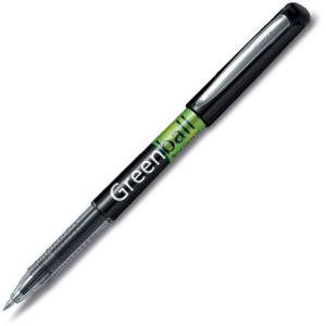 PILOT BEGREEN Bläckkulpenna, Begreen Greenball, tunn spets på 0,7 mm, svart