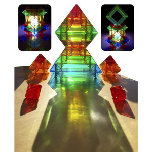 NO BRAND Geometriska figurer transparent 15/fp