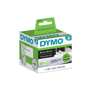 Dymo Etikett LW 89x36mm 260/fp