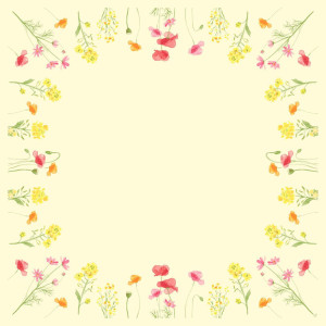 DUNICEL Duk Poppy 84x84cm 20/fp