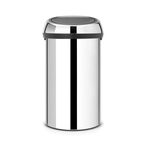 BRABANTIA Papperskorg Touch Bin XL 60L blankborstat stål