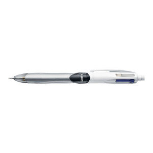 BIC Flerfunktionspenna, 4 Coloursâ„¢, 1 mm kulspets och 0,7 mm HB-blyertsstift, blandade fÃ¤rger: Svart, blÃ¥, rÃ¶d